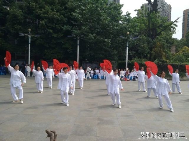 「微项目营造」“爱成都 迎大运”府河新居社区太极拳协会联谊演出