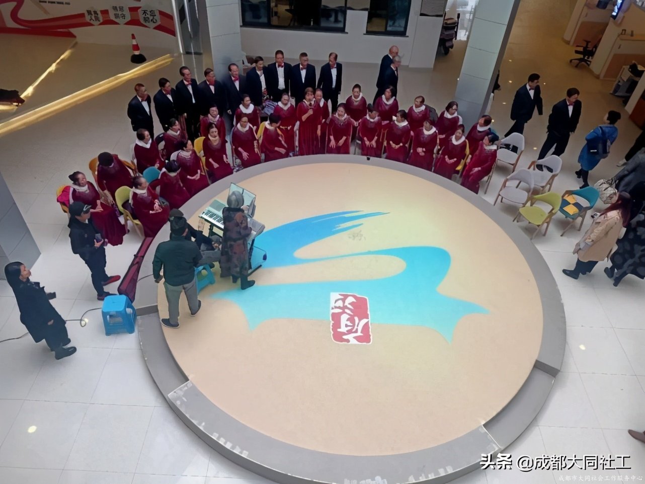“音乐府河”社区文化场景营造-府河枼伯和合唱艺术团联谊演出