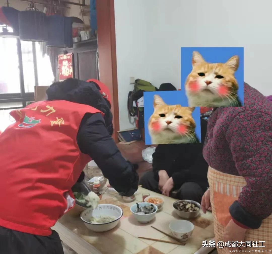 金牛社区府河新居社区开展爱心家庭送餐志愿服务活动
