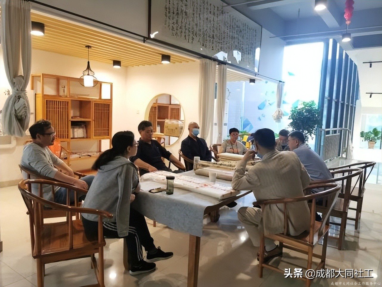 “笔墨留香·韵味悠长”——府河新居社区书法讲评交流活动